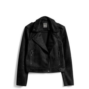 Black Faux Leather Jacket